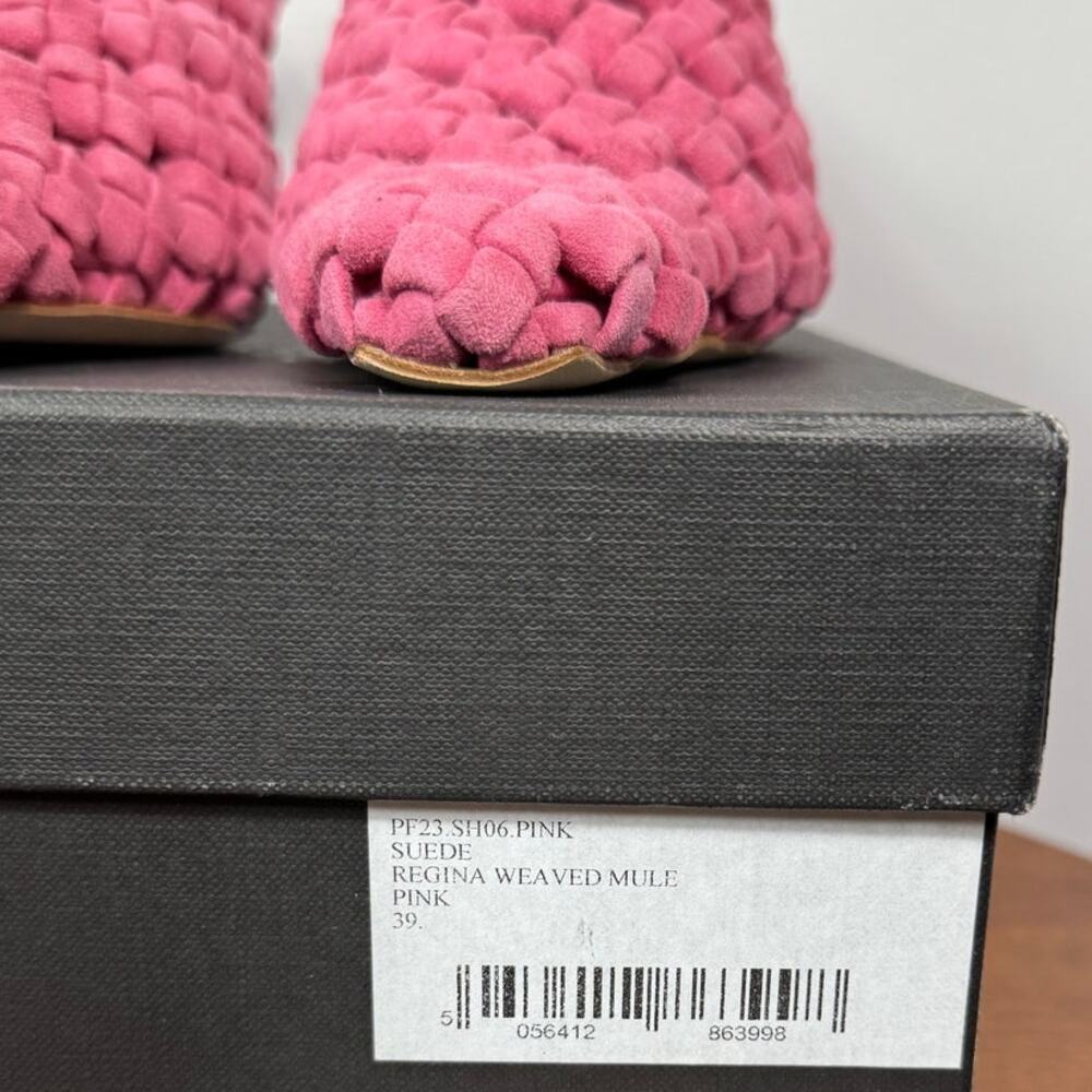 New A.W.A.K.E Mode Regina Weaved Mule in Pink Suede Women's Size EU 39 - Picture 11 of 12